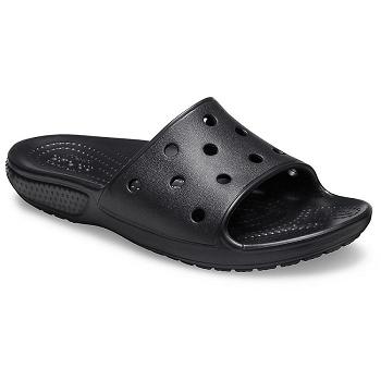 Crocs Classic Cierne - Detske Šlapky